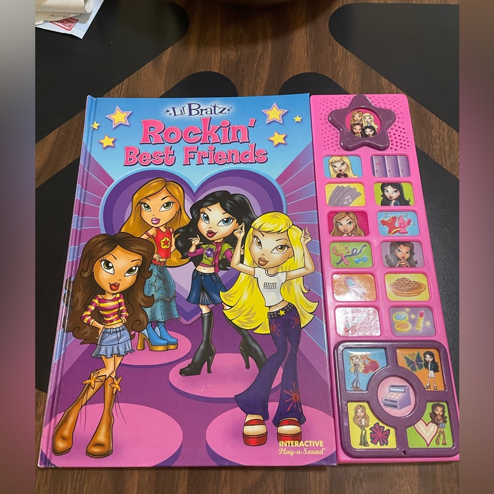RARE Lil’ Bratz Rockin’ Best Friend Interactive Book